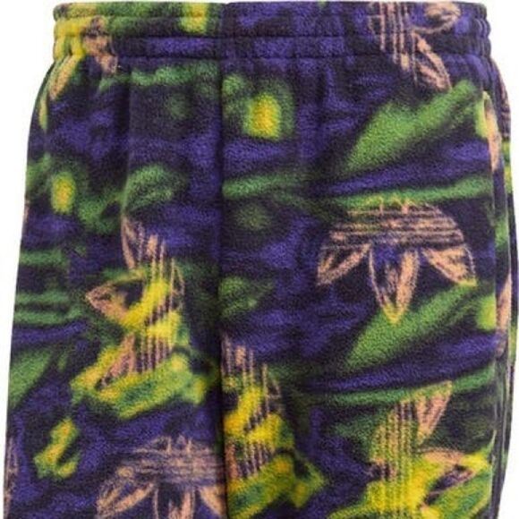 Adidas Big Trefoil Polar Fleece Print Track Pants - Picture 4 of 8